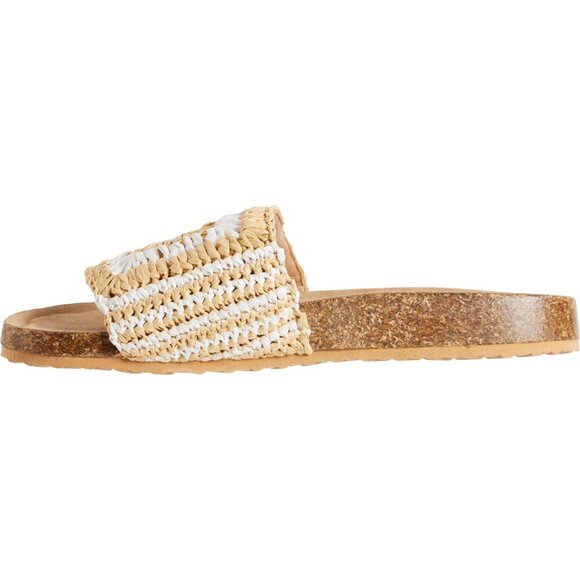 NEW VINTAGE HAVANA Mimi Crochet Slide Sandals natural For Women 253 - Picture 4 of 6